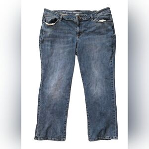 WESTPORT Womens US Plus Size 18W  Jeans High Rise Signature Distressed